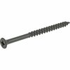 Hillman Wood Screw, #10, 3 in, Epoxy Coated Steel Flat Head Phillips Drive 48390